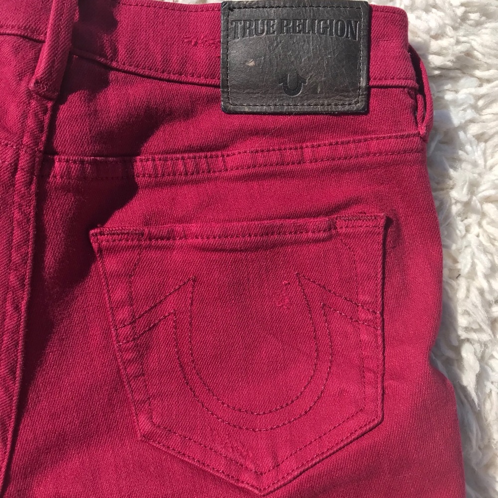 🌻Red true religion size 24 jeans - Picture 4 of 12